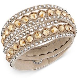 Swarovski wrap slake bracelet